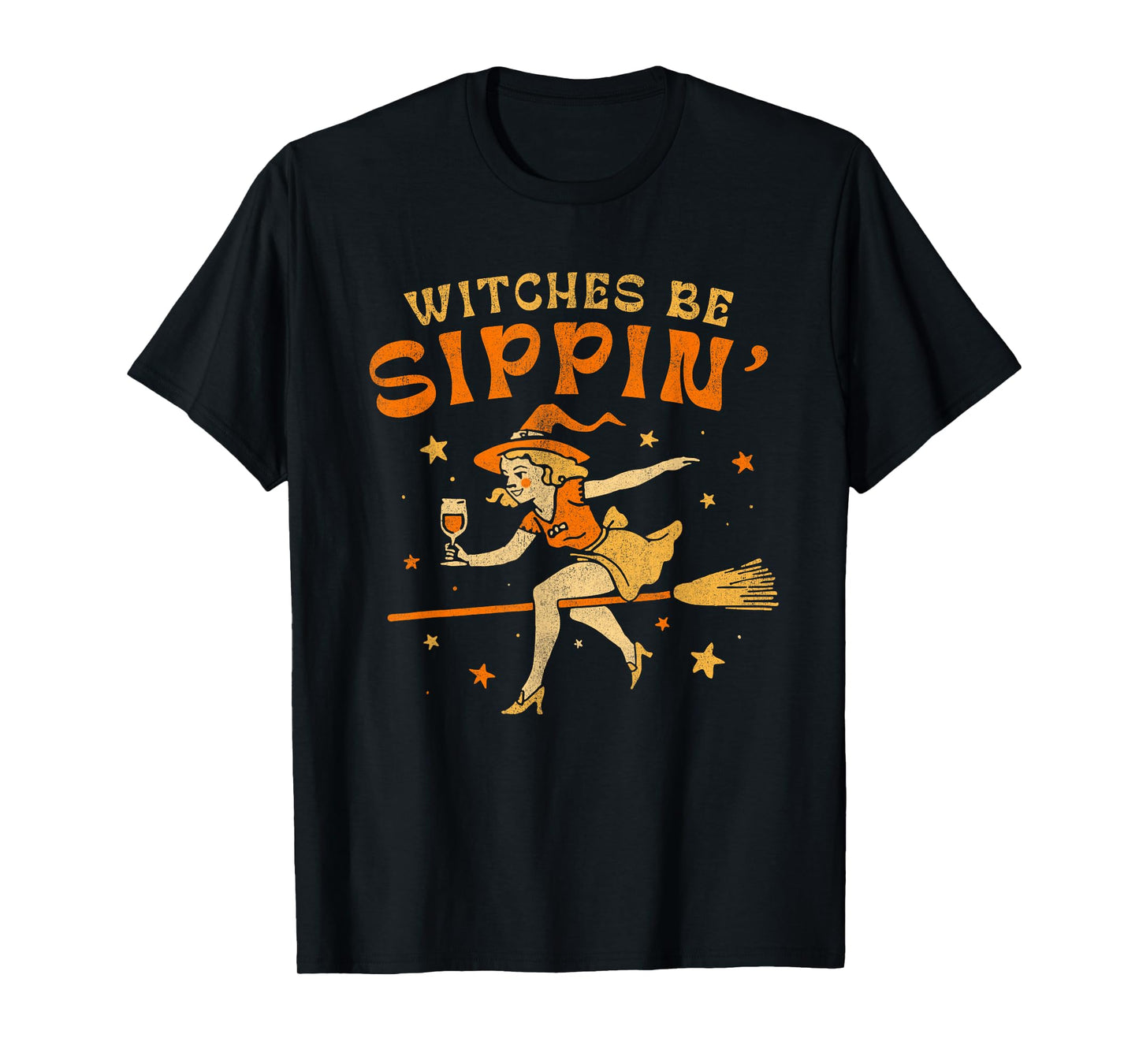 Witches Be Sippin' Halloween Holiday Spooky T-Shirt
