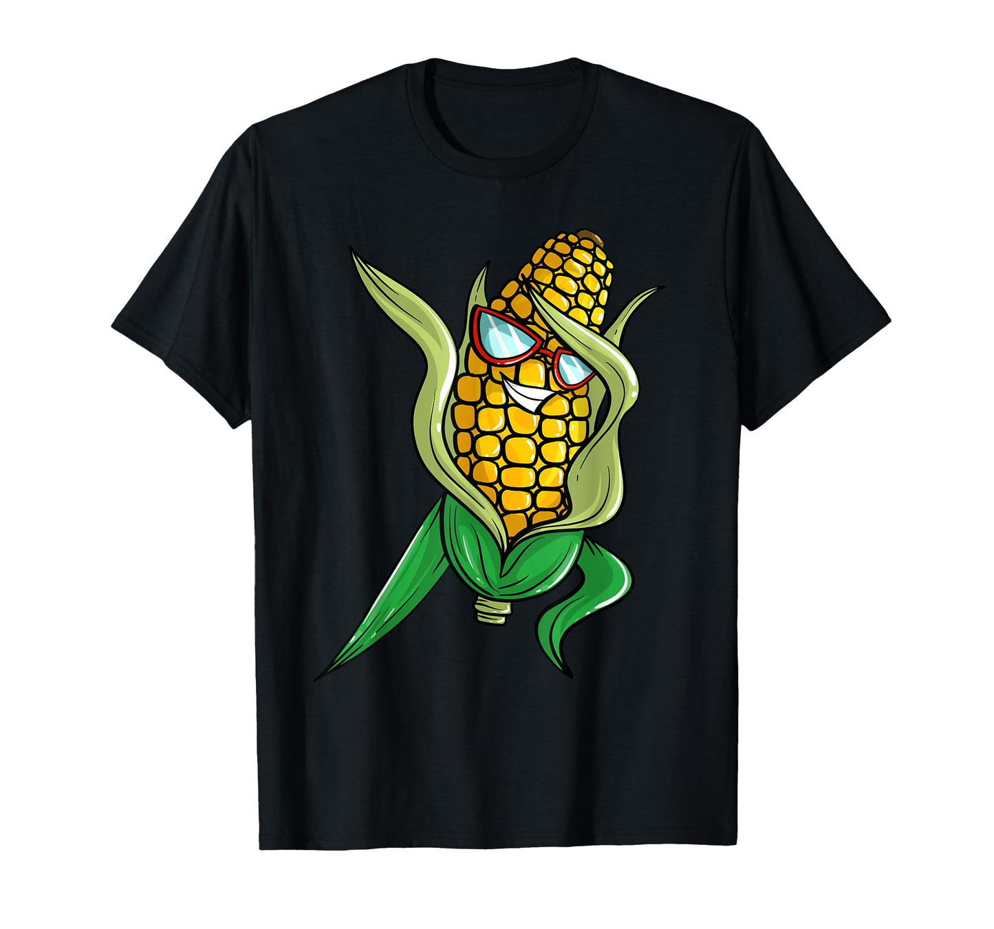 Funny Dabbing Corn Gift | Cute Dancing Farmers Men Women T-Shirt