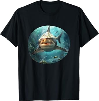 Bull Shark Underwater Sea Wildlife Lover T-Shirt