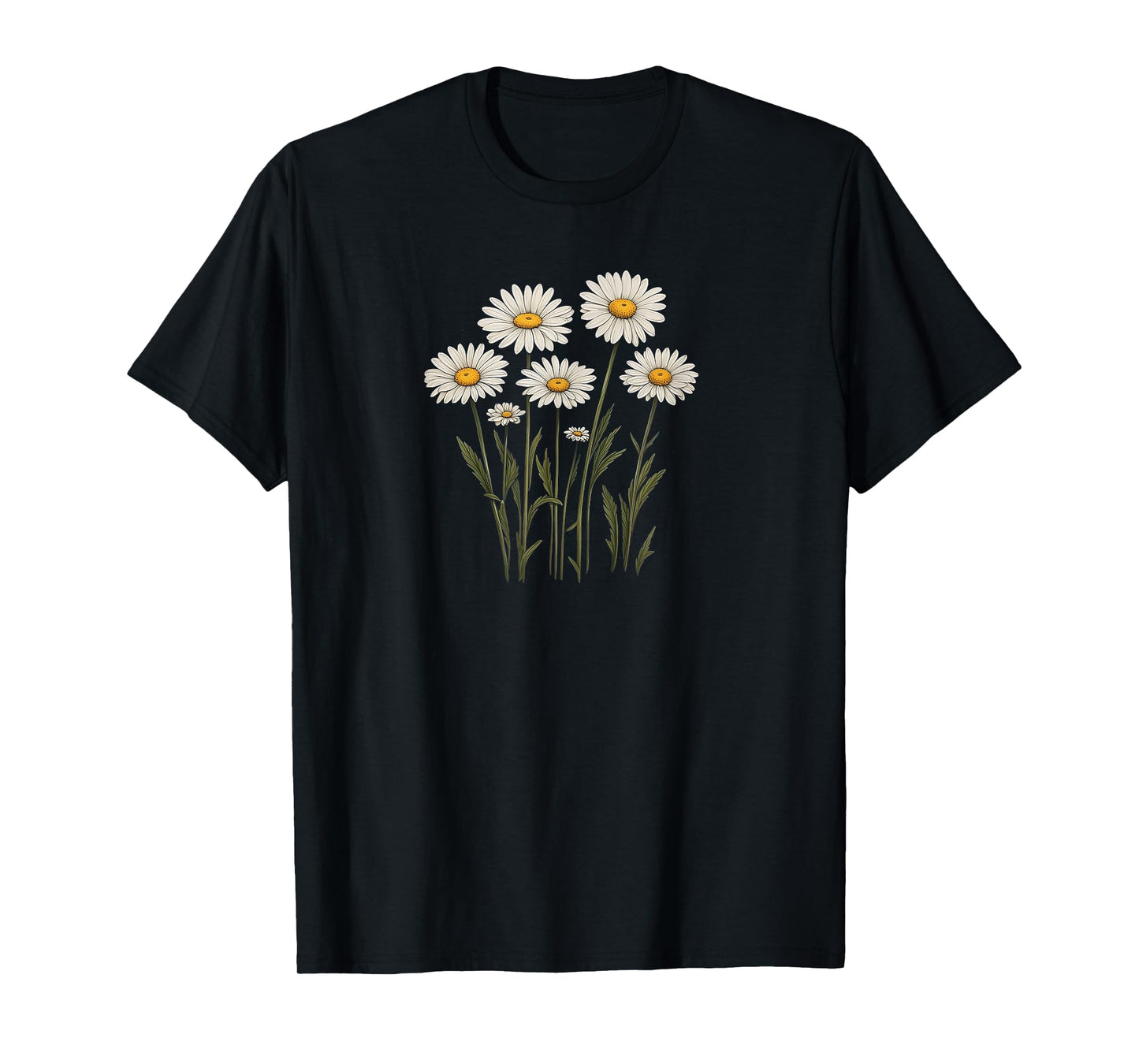 Daisy, Flowers, Colors, Summer, Floral, Minimal, Fashion T-Shirt