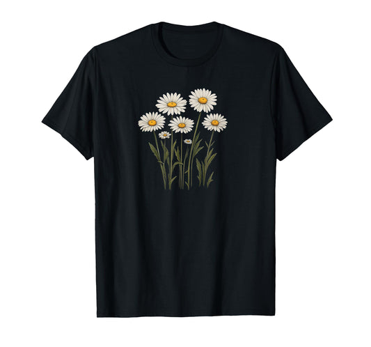 Daisy, Flowers, Colors, Summer, Floral, Minimal, Fashion T-Shirt