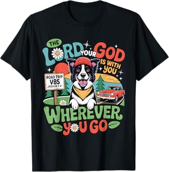 Road Trip VBS 2025 Christian Dog Bible Theme T-Shirt for Men Women Kids