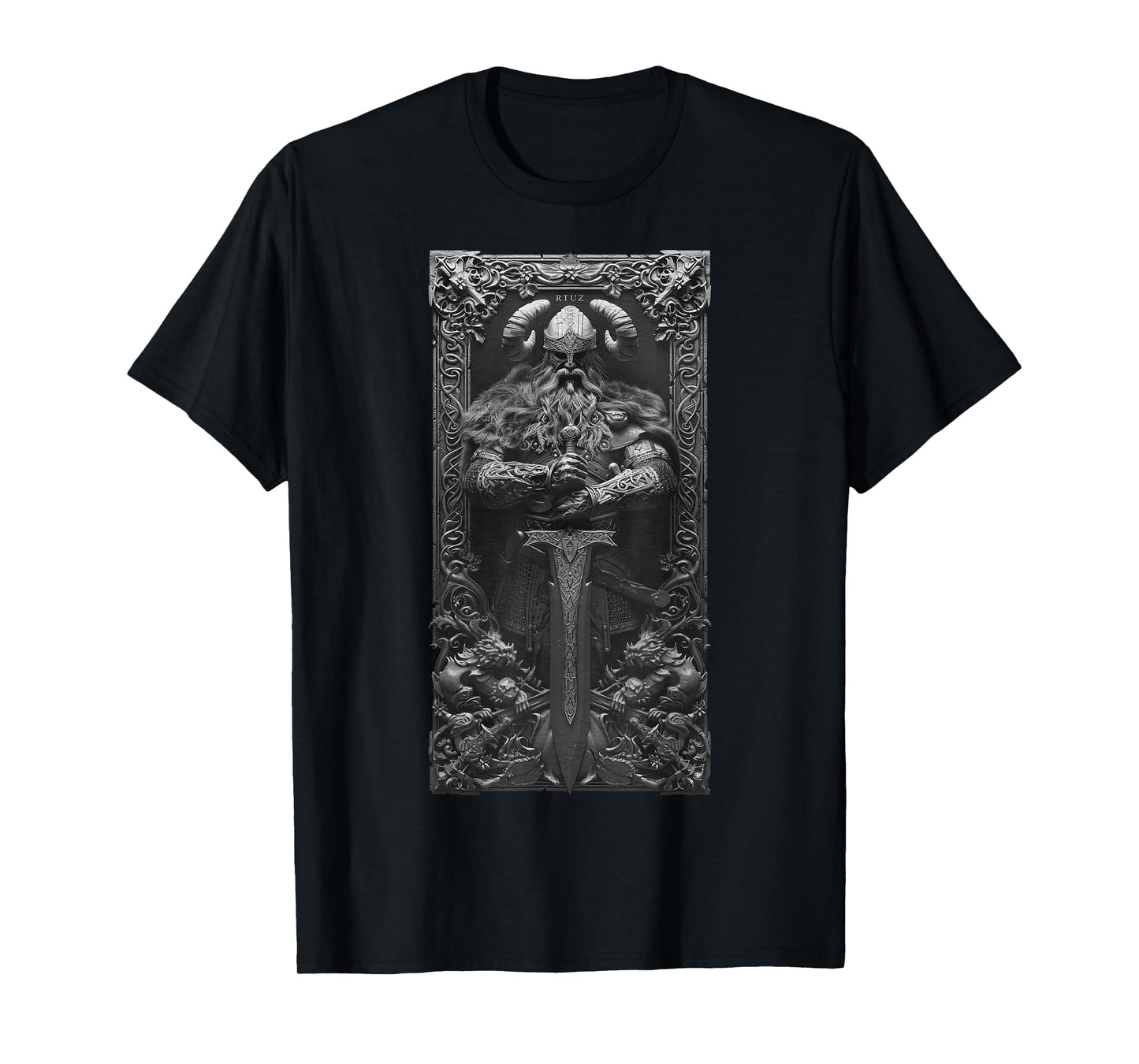 Valhalla Odin Thor Runes Viking Helmet Warrior Viking T-Shirt