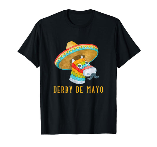 Derby de Mayo Kentucky Horse Race Mexico Pinata Mexican T-Shirt