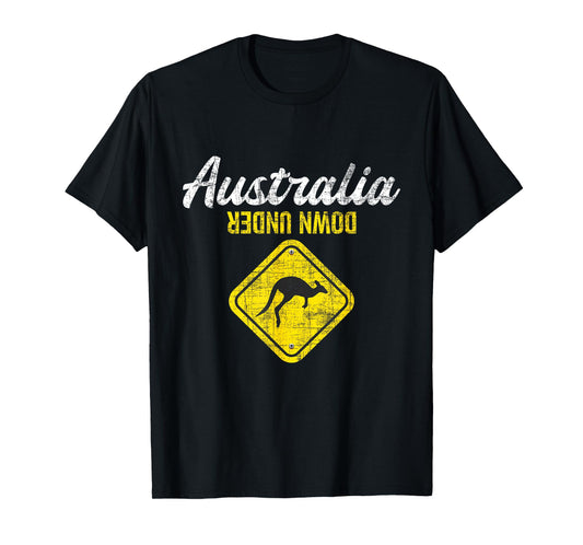 Australia Down Under - Kangaroo Marsupial Zoo Animal Lover T-Shirt