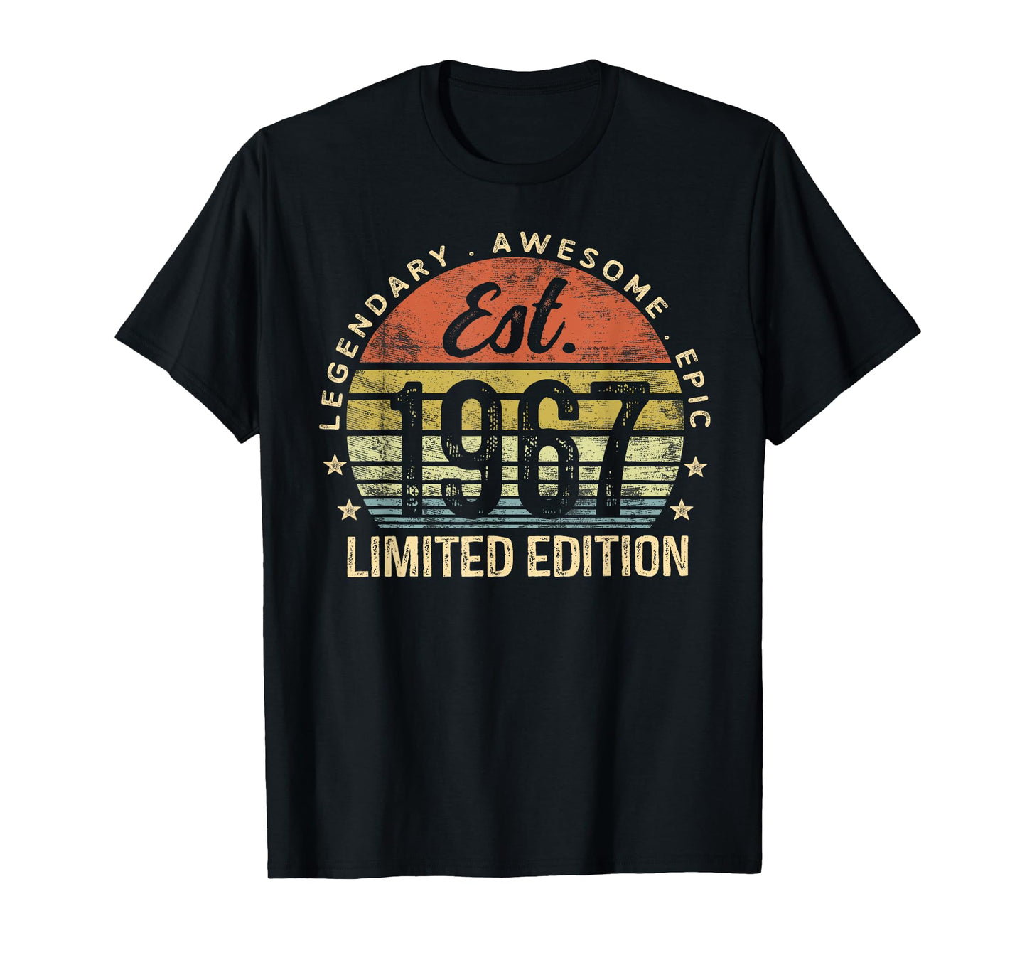 Est 1967 Limited Edition 58th Birthday Gifts 58 Year Old T-Shirt