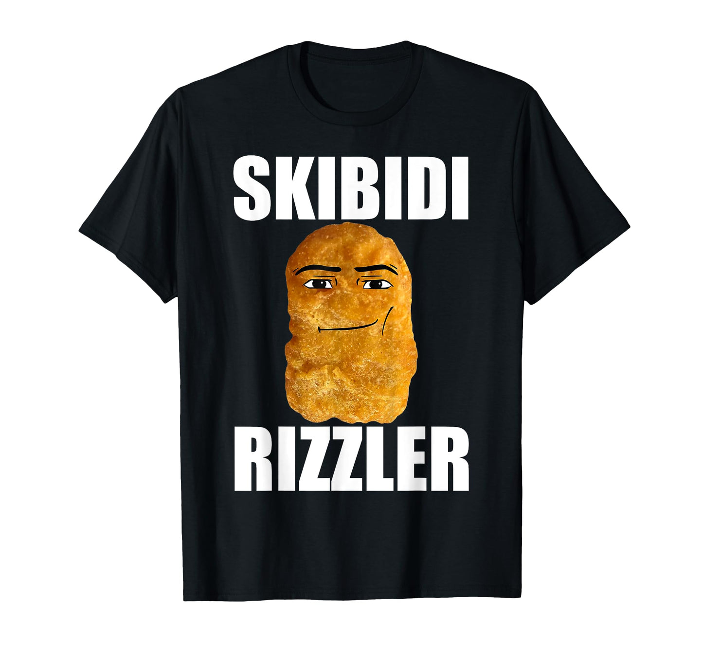 Funny Chicken Nugget Skibidi Toilet Rizzler Internet Meme T-Shirt