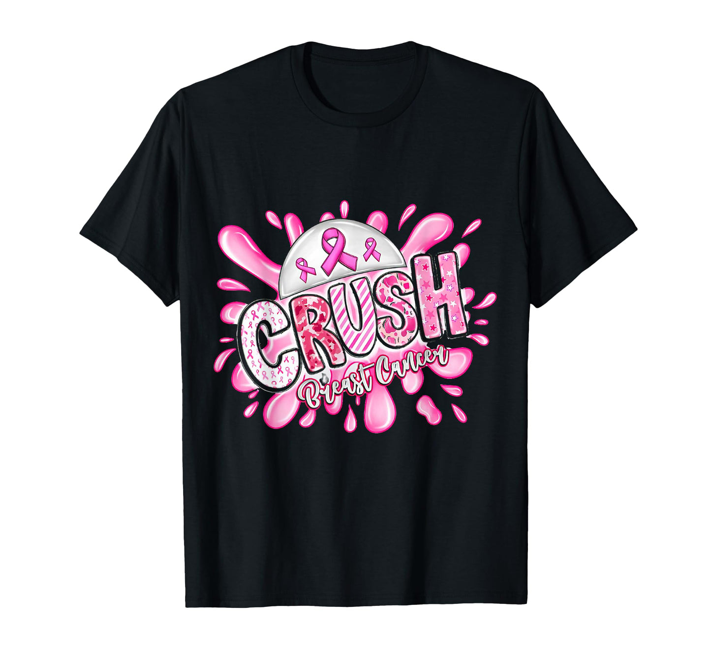 Pink Crush Breast Cancer Awareness T-Shirt