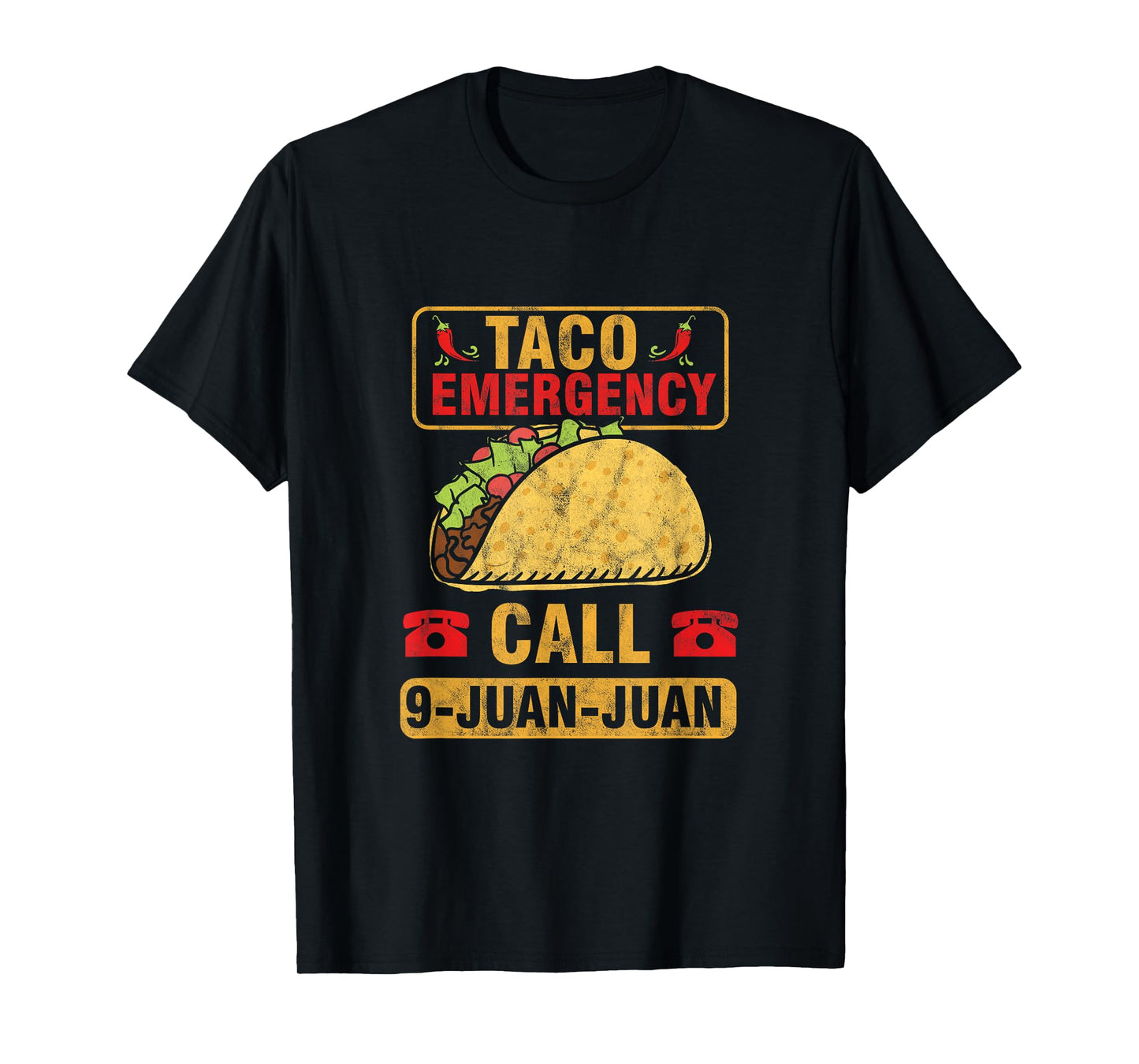 Taco Notruf 9 Juan Cinco De Mayo Mexican T-Shirt