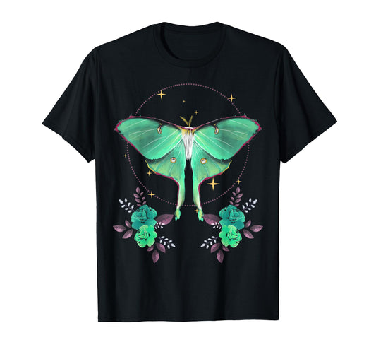 Cute Luna Moth Beautiful Butterfly Insect Lover Themed T-Shirt