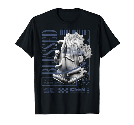 Blessed Hand Low Diffused Blue 11s Matching Tee Men Women T-Shirt