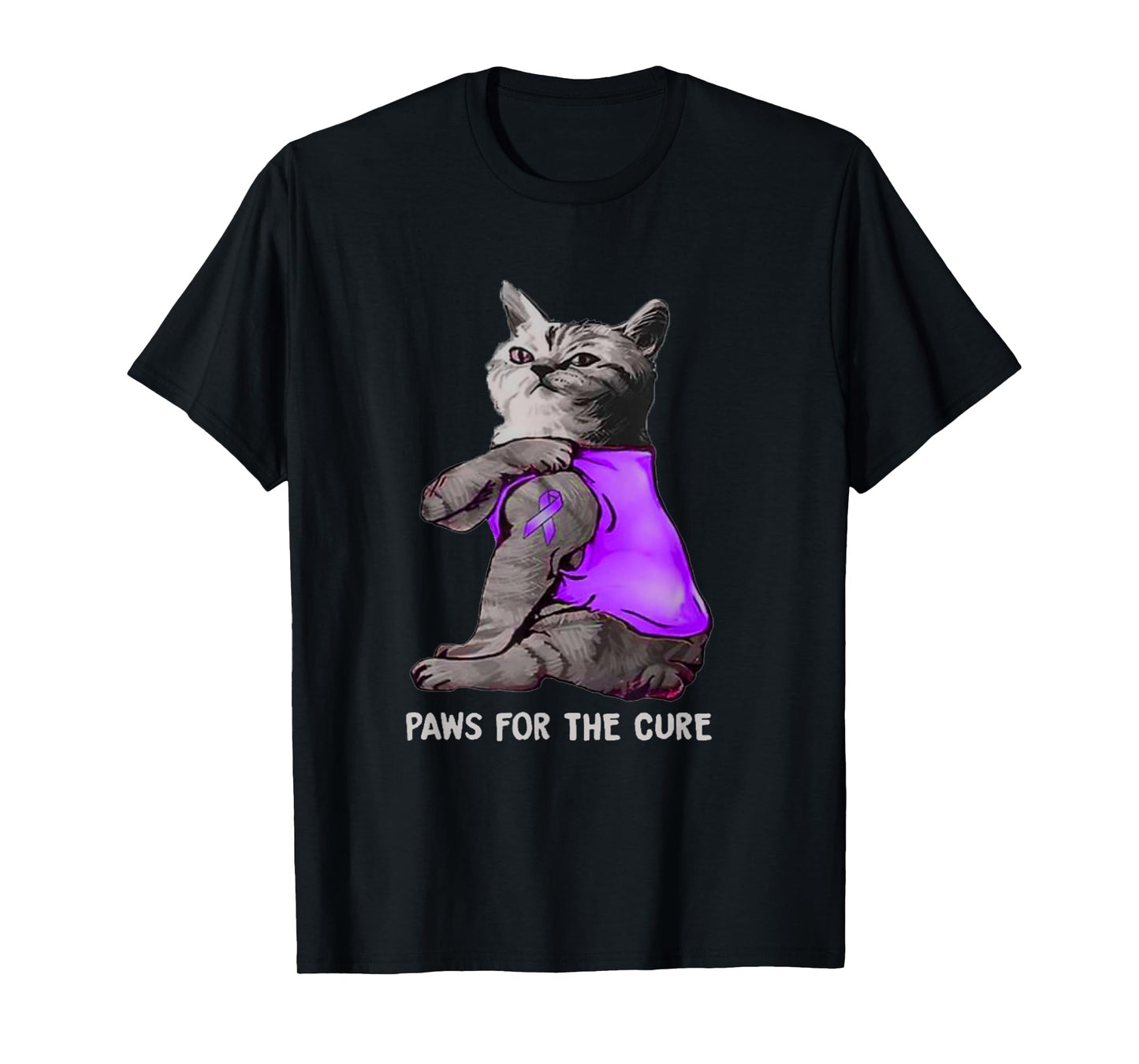 Alzheimer awareness tshirt, Alzheimer cat tshirt, Alzheimer Men Women Kids T-Shirt