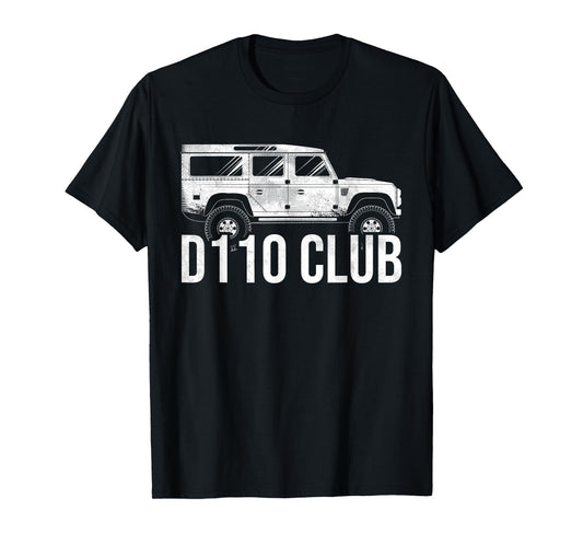 Defender D110 off-road vehicle 4x4 terrain mud nature gift T-Shirt
