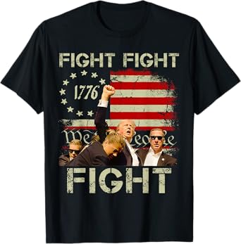 Trump Fight Fight Fight Trump Signals To Americans to Fight T-Shirt
