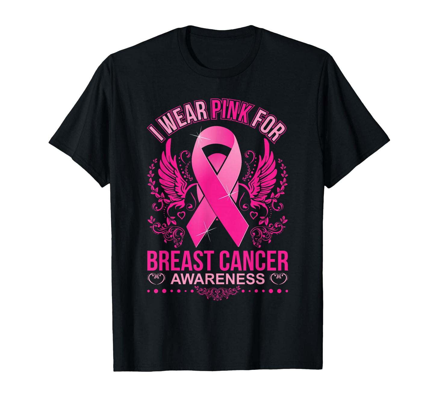 I wear Pink for Breast Cancer Awareness T Shirt