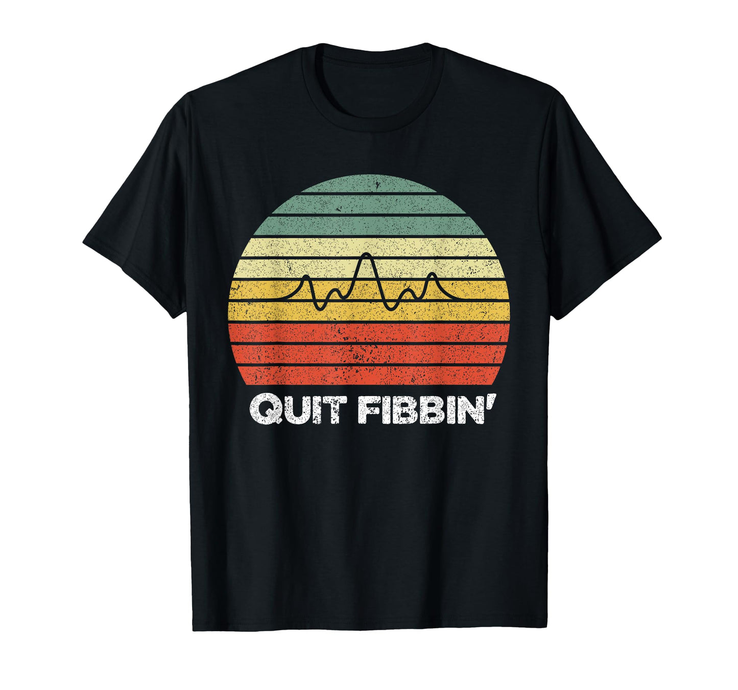 Quit Fibbin shirt vintage Atrial Fibrillation Funny medical T-Shirt