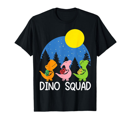Dino Squad Fossils Dinosaur Matching Dinosaur Love Graphic T-Shirt