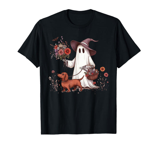 Ghost Walking Dachshund T-Shirt