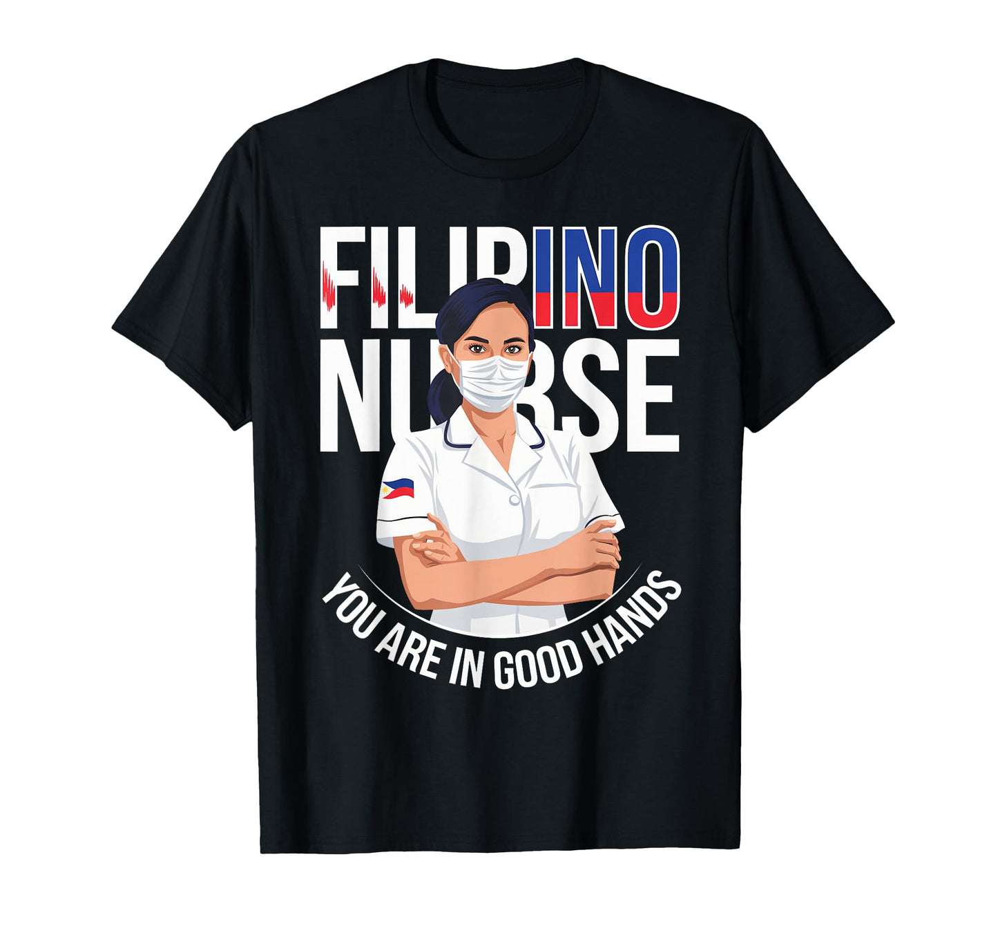 Proud Filipino Nurse Pinoy Heritage Pilipinas Philippines US T-Shirt