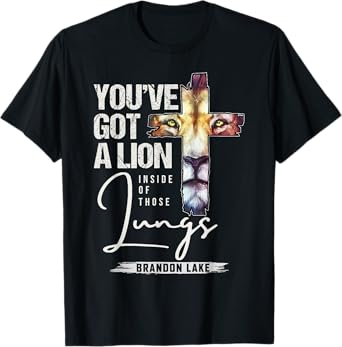 Let Your Lion Out Brandon Lake Merch Praise Jesus T-Shirt