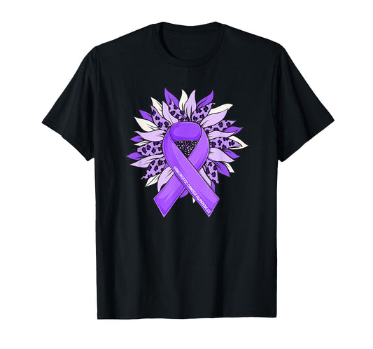 Pancreatic Cancer Sunflower Pancreatic Cancer Awareness T-Shirt