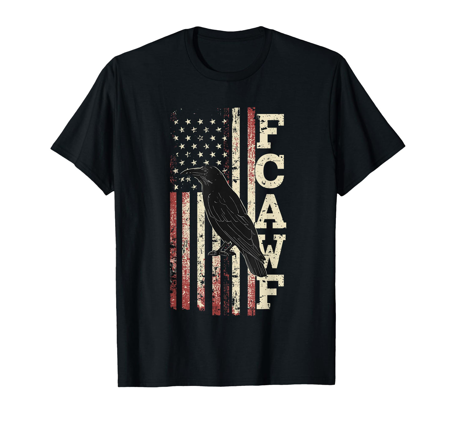 F-Caw-F Raven Moon Gothic Halloween, Black Crow Bird Lover T-Shirt