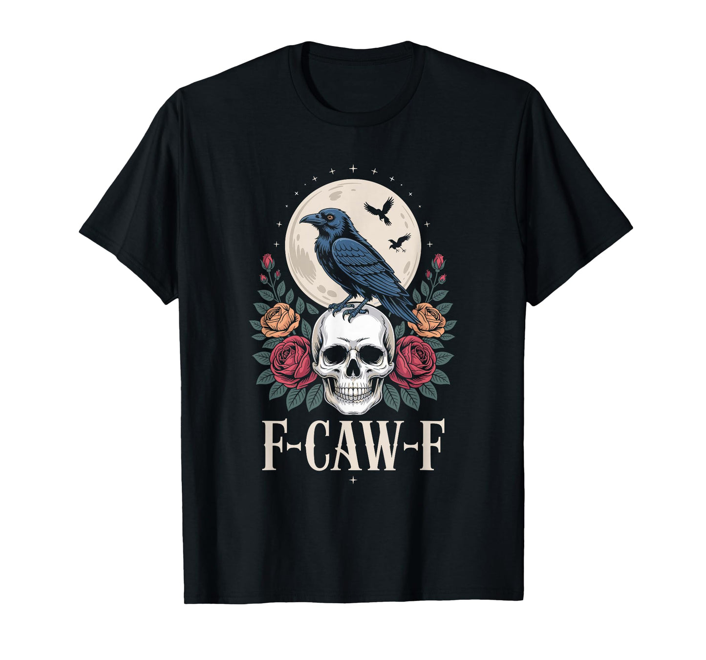 F-CAW-F Black Crow FCAWF Meme T-Shirt