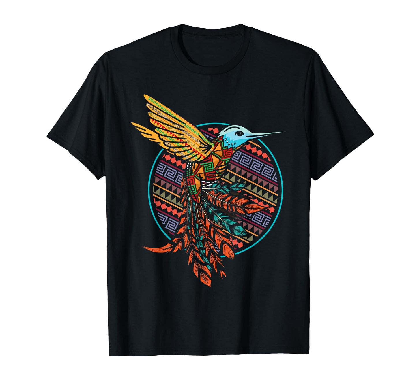 InGENIUS Native American Indian Day Shirts & Gifts Hummingbird Tribal Art Native American Indian Indigenous T-Shirt