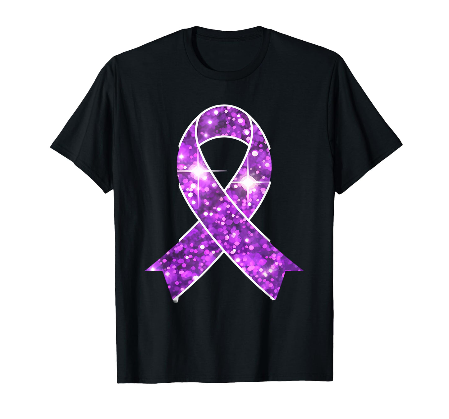 Vulvar Cancer Awareness We Fight As One Lavender Ribbon T-Shirt