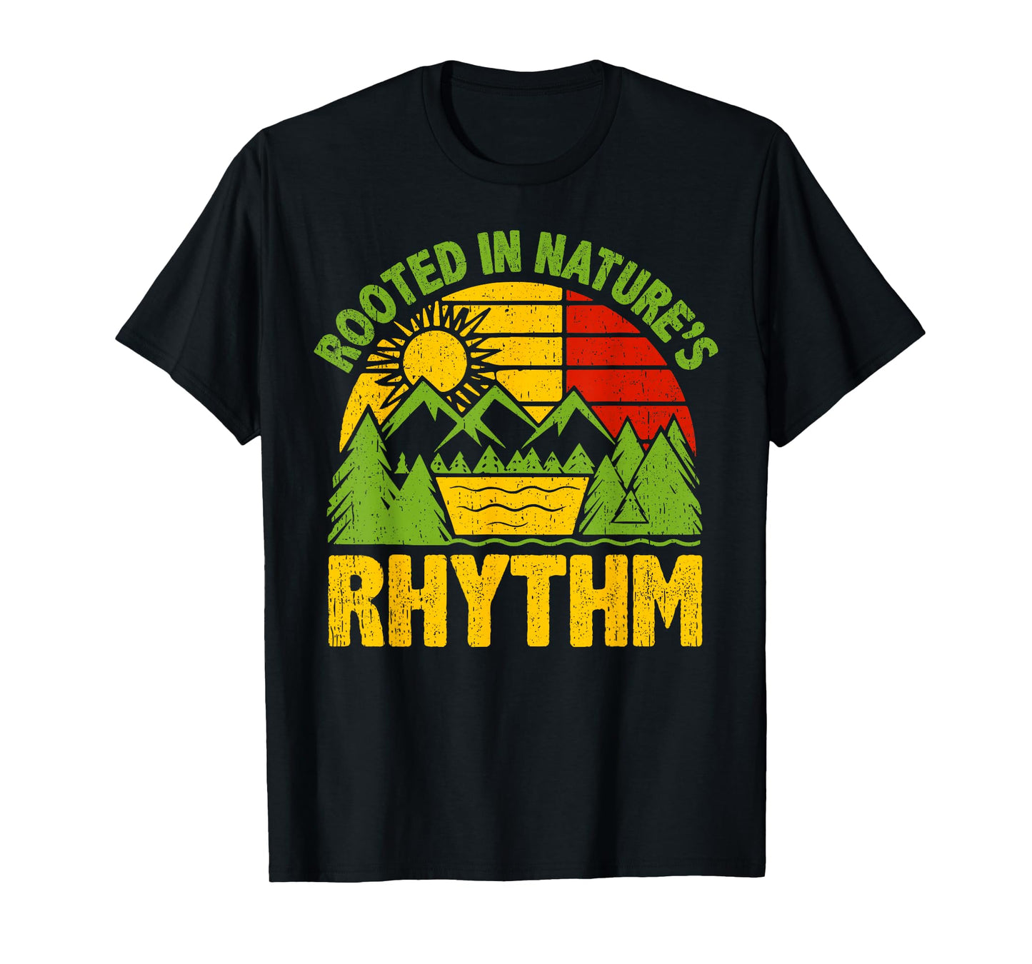 Rooted in Nature’s Rhythm – Hiking Life Design T-Shirt