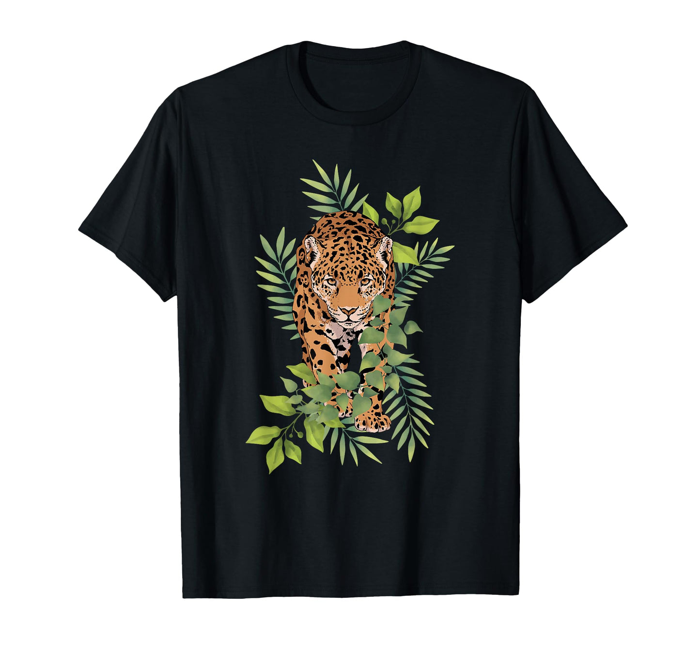 Wild Jaguar Jungle Nature for Cat Lover T-Shirt