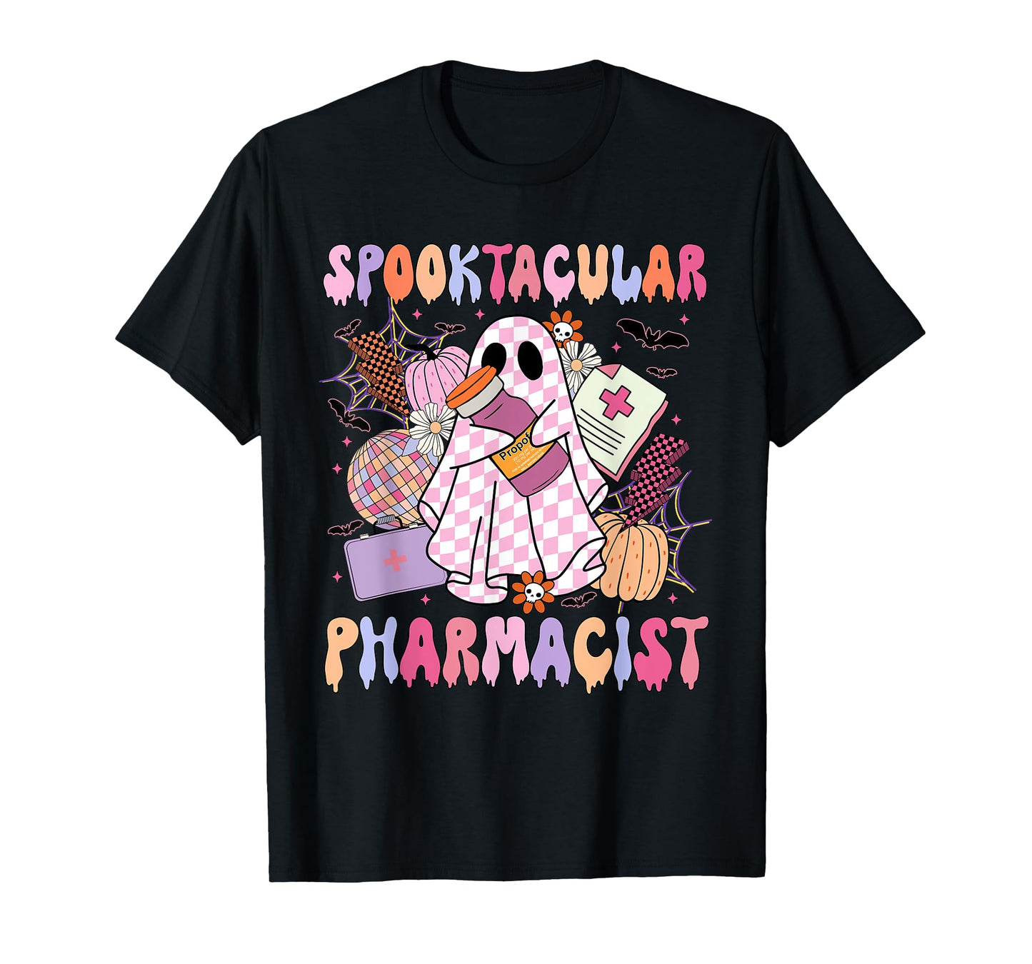 Spooktacular Pharmacist Spooky Halloween Pharmacy Week T-Shirt