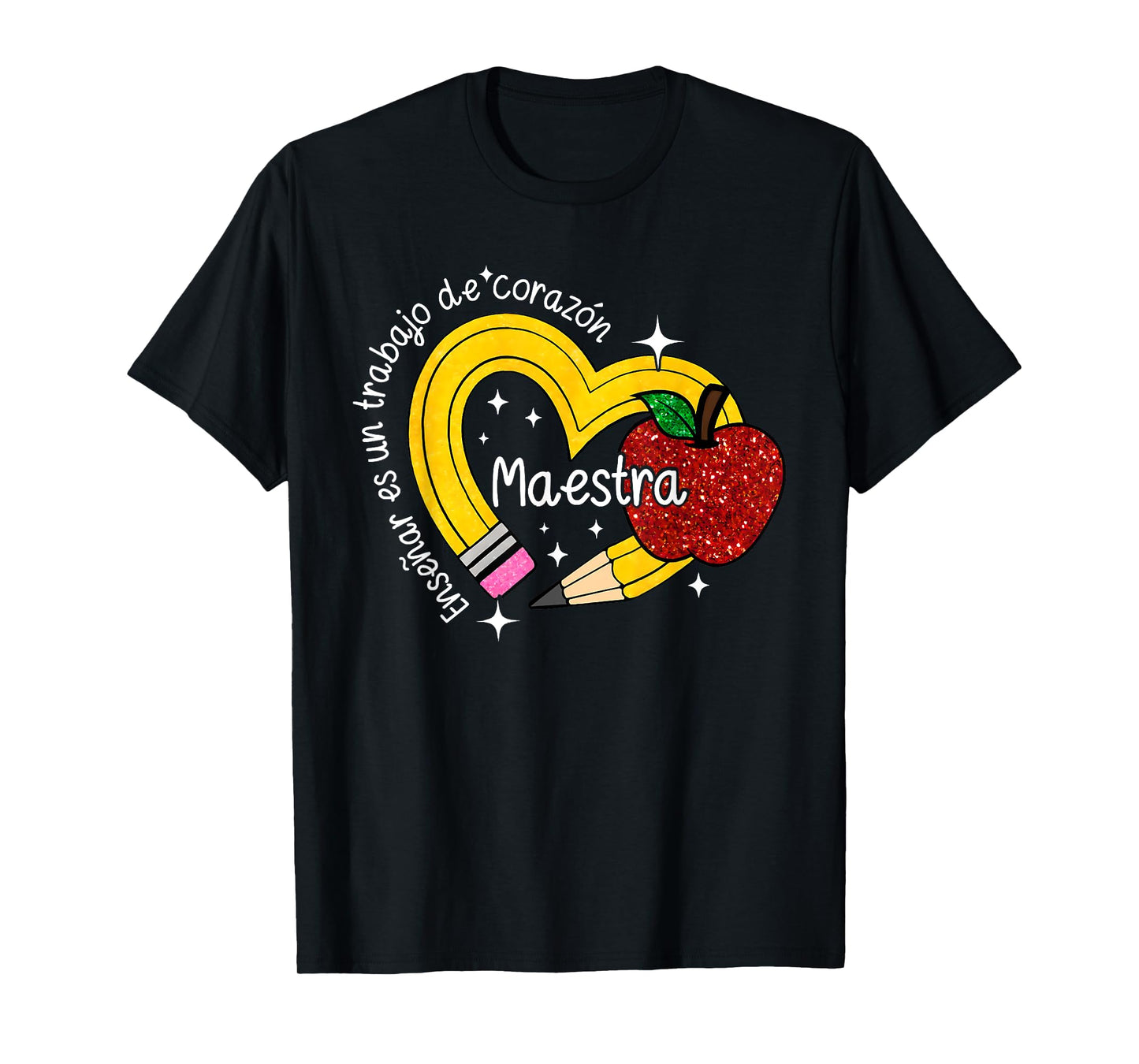 Maestra Spanish Teacher Back To School First Day Of School T-Shirt