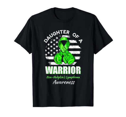 Daughter Of A Warrior Non-Hodgkin's Lymphoma Awareness T-Shirt