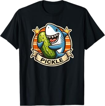 Shark Loves Pickles Vintage T-Shirt