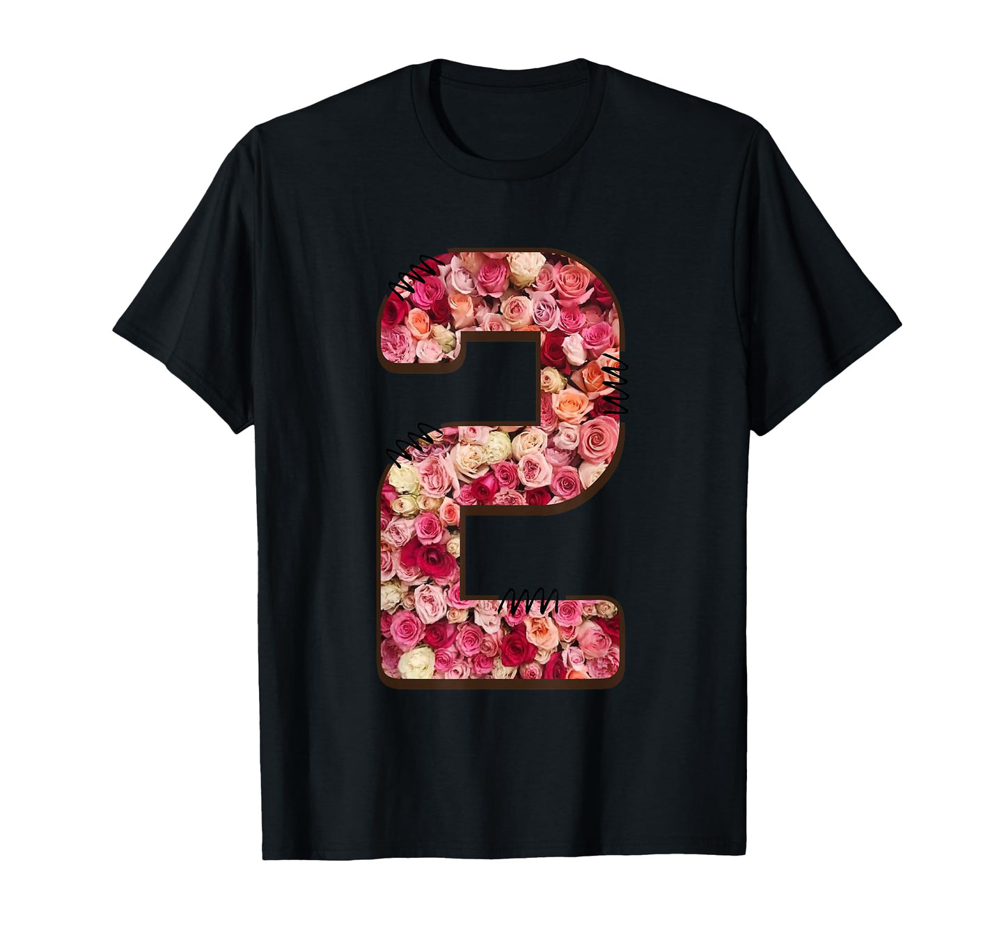 Floral Rose Number Two T-Shirt