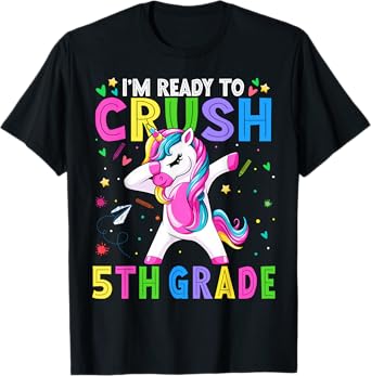 I'm Ready For Fifth Grade Back To School 5th Grade Girls T-Shirt