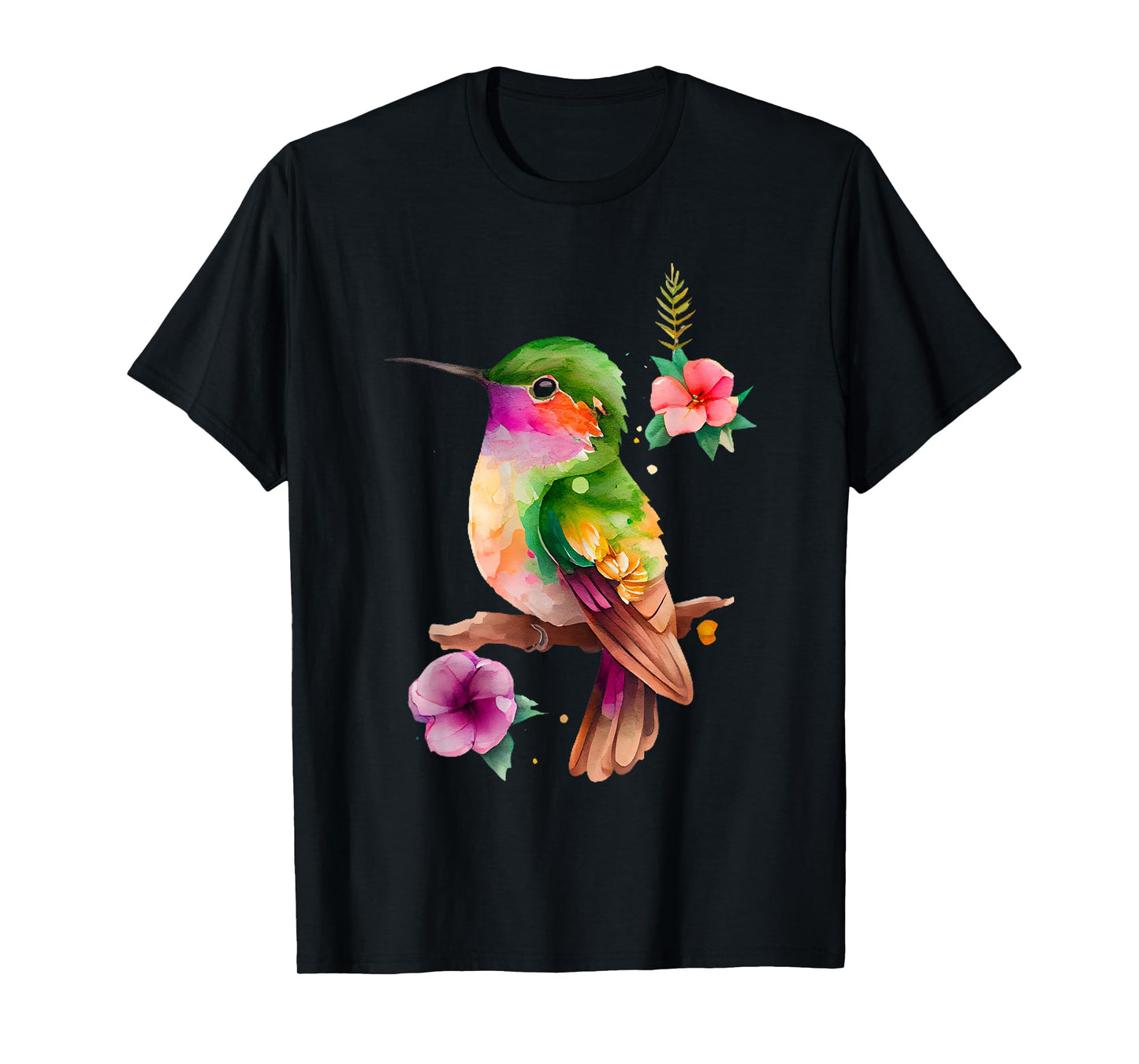 Vintage Hummingbird Bird Lover Hummingbird Men Women T-Shirt