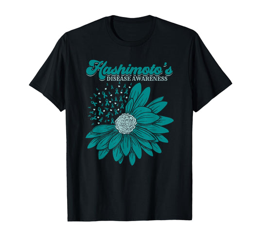 Hashimoto’s Disease A Thyroid Disorder Awareness For Warrior T-Shirt