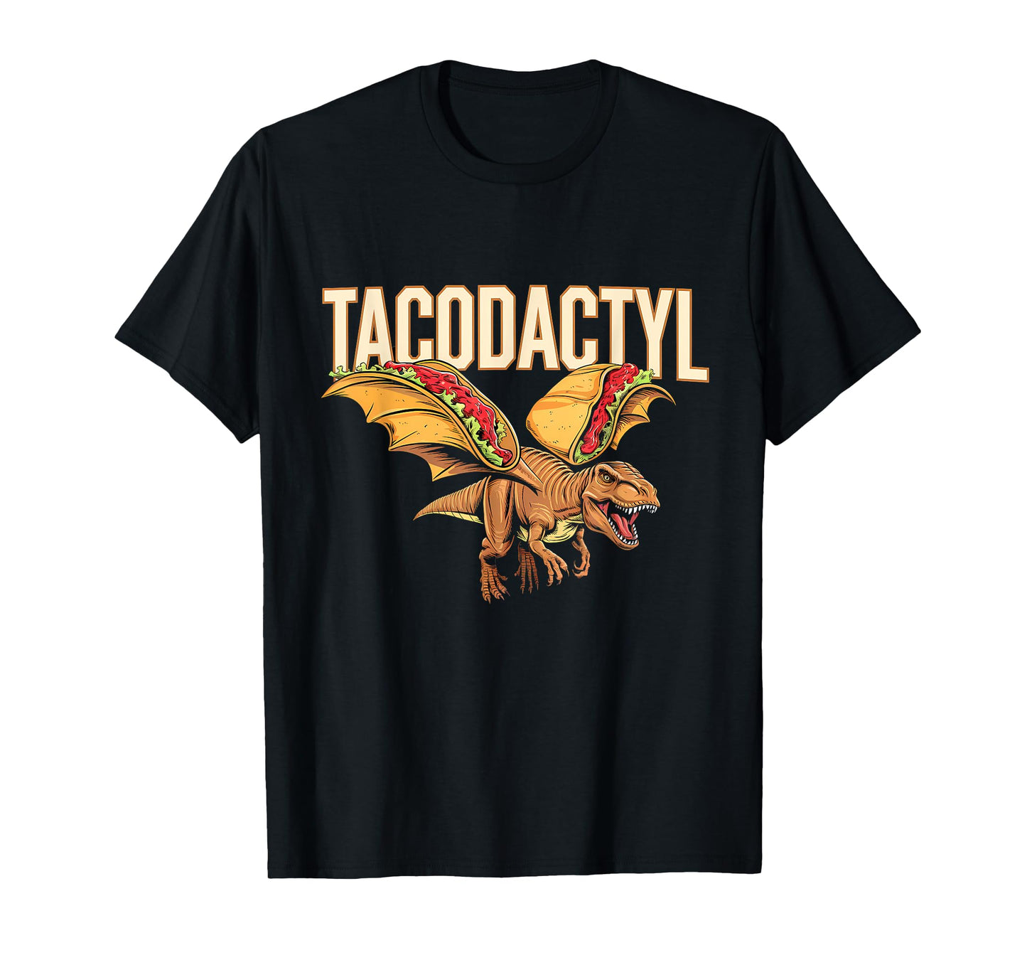 Taco Dinosaur T-Rex Mexican Food Funny Taco T-Shirt