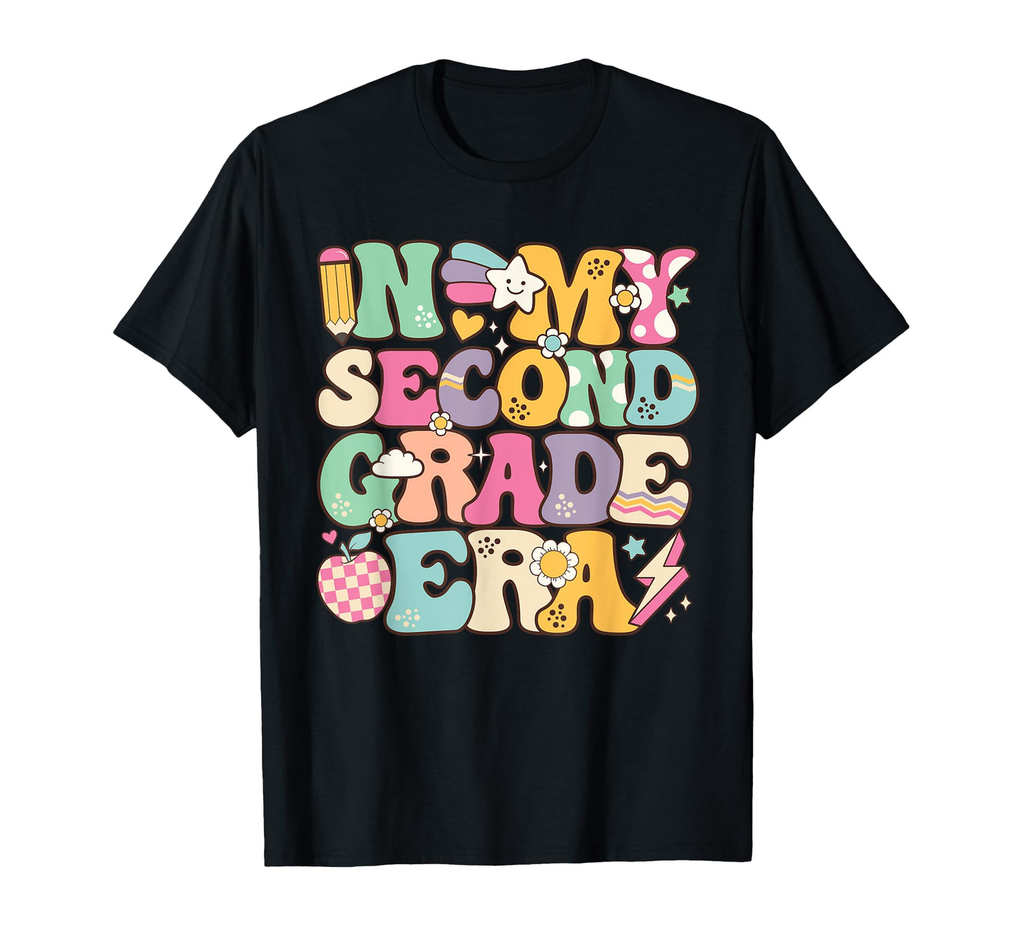 In My Second Grade Era Girl Back To School 2nd Grade Teacher T-Shirt