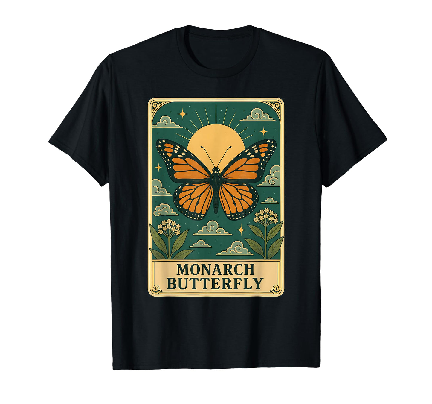 Monarch Butterfly Tarot Card T-Shirt