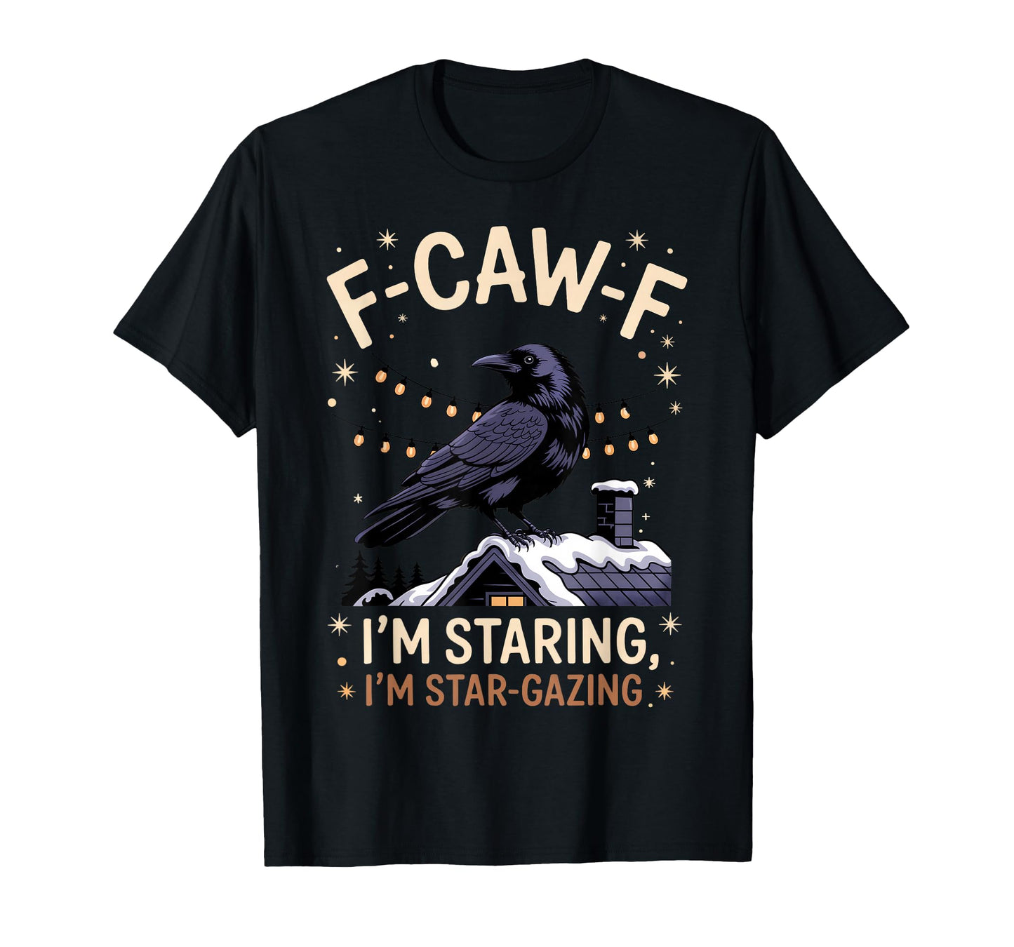F-CAW-F Christmas Rooster F cawf Chicken X-Mas Men Women T-Shirt