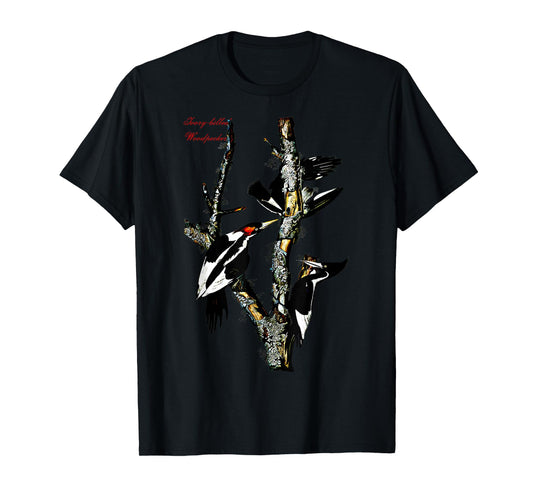 Audubon Ivory-billed Woodpecker North American Birds T-Shirt