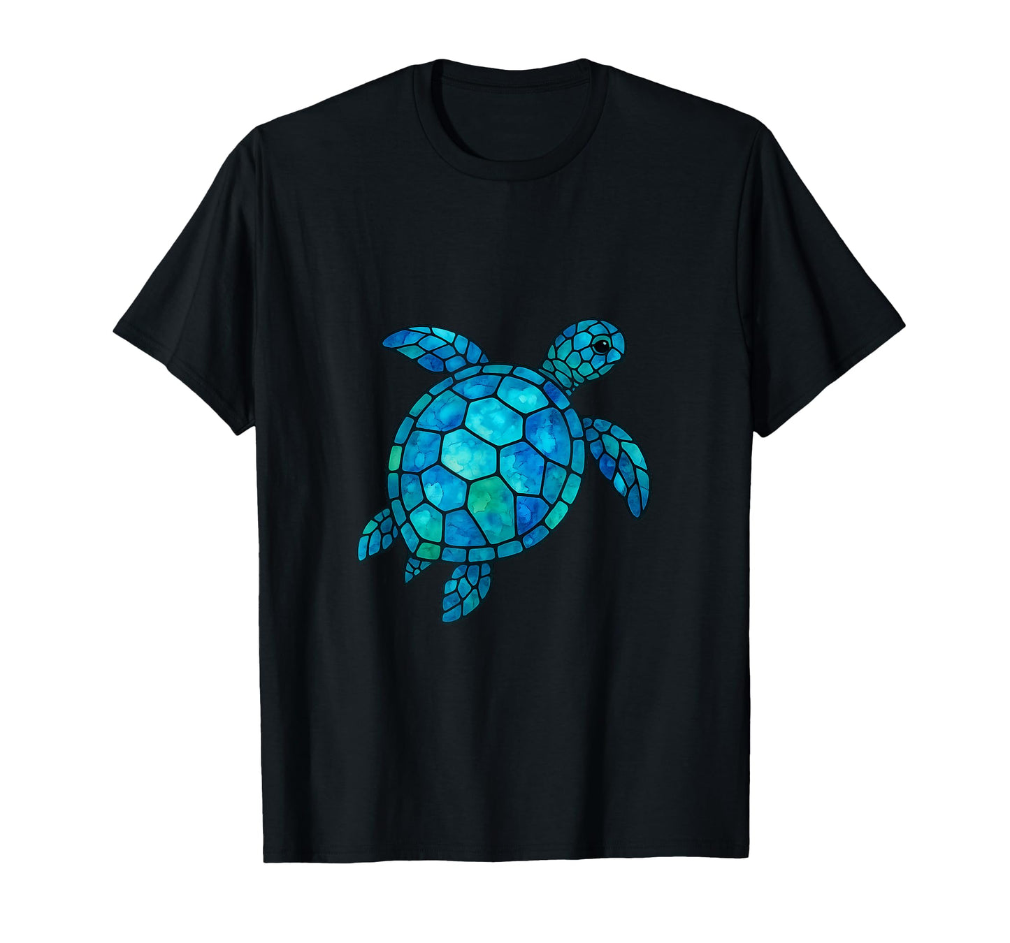 Sea Turtle Mosaic Ocean Animal Save The Turtles Gifts T-Shirt