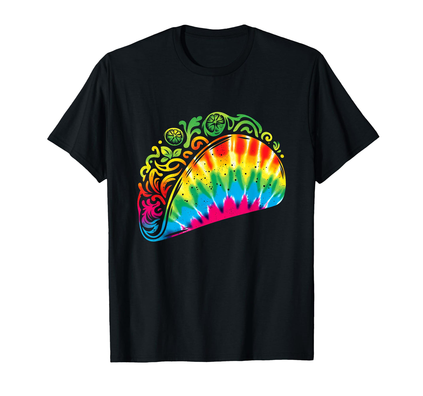 Taco Tie Dye Design , Hispanic Heritage Month Cinco De Mayo T-Shirt