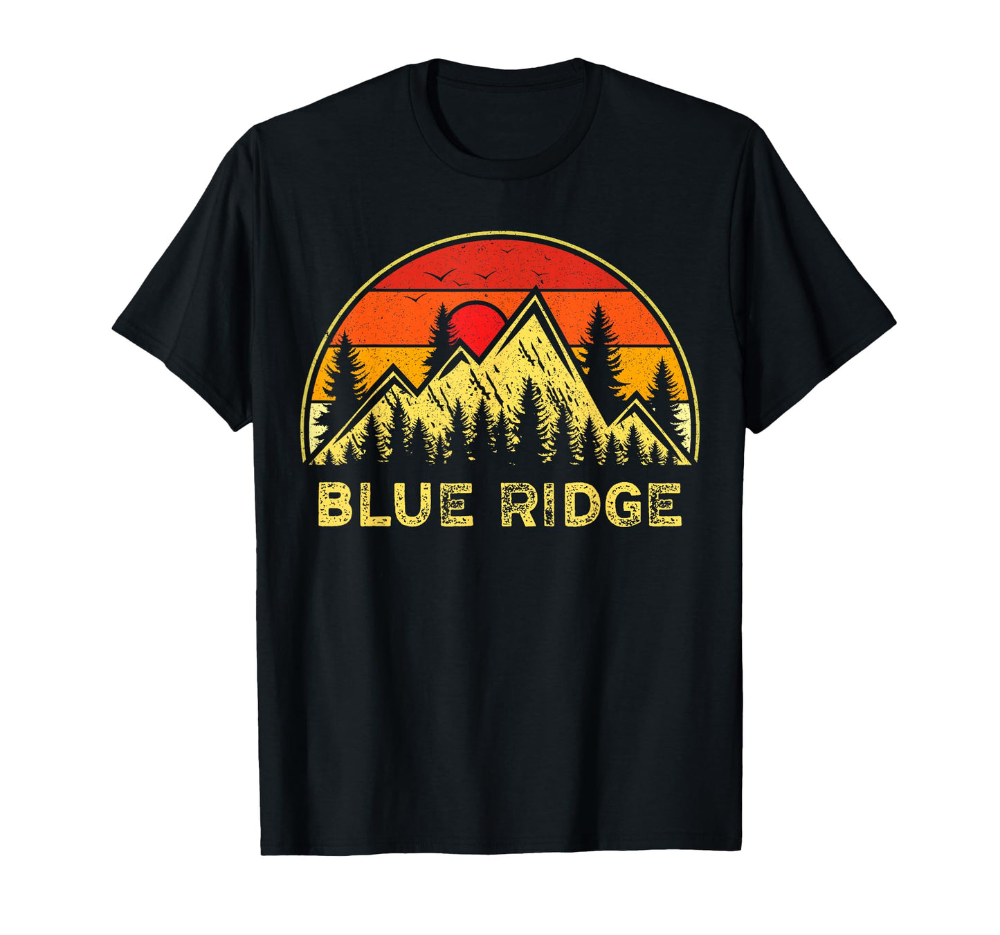 Vintage Blue Ridge Georgia GA Mountains Hiking Souvenir T-Shirt