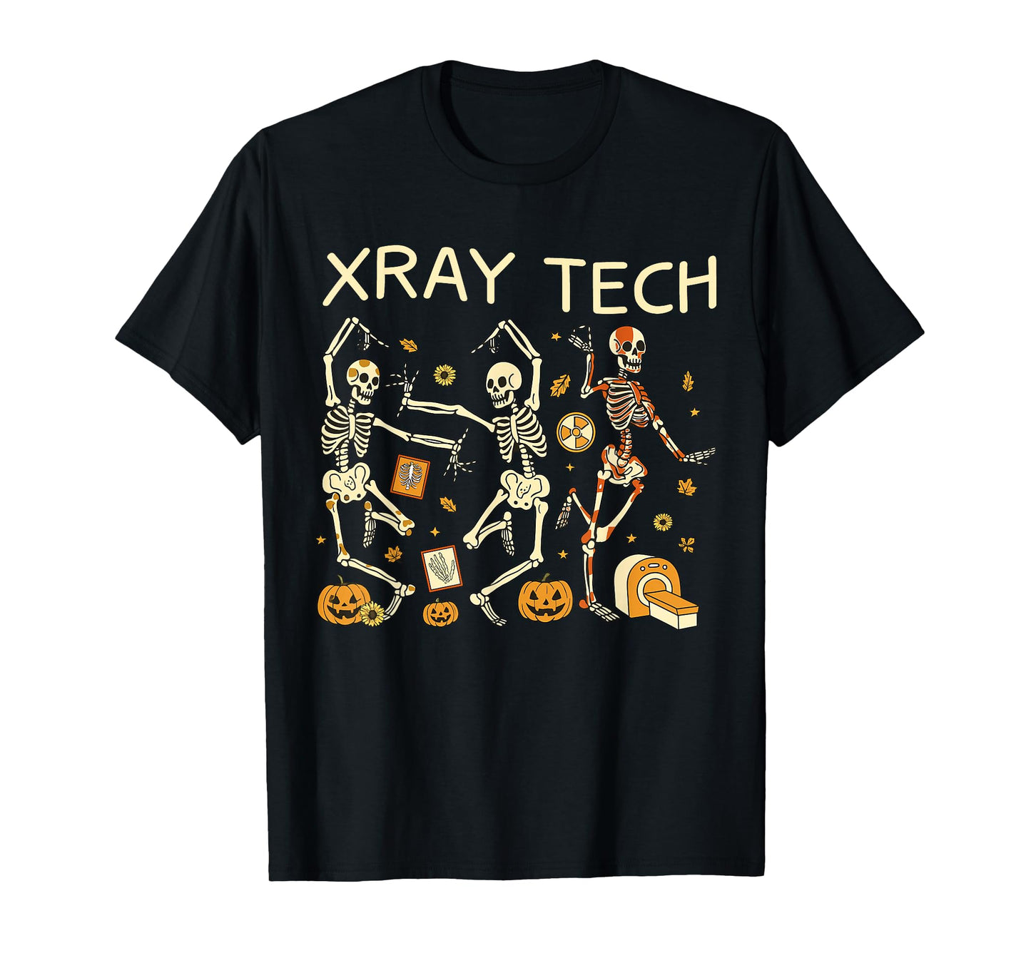 Radiology Skeleton Halloween Xray Tech Radiologist for Men T-Shirt