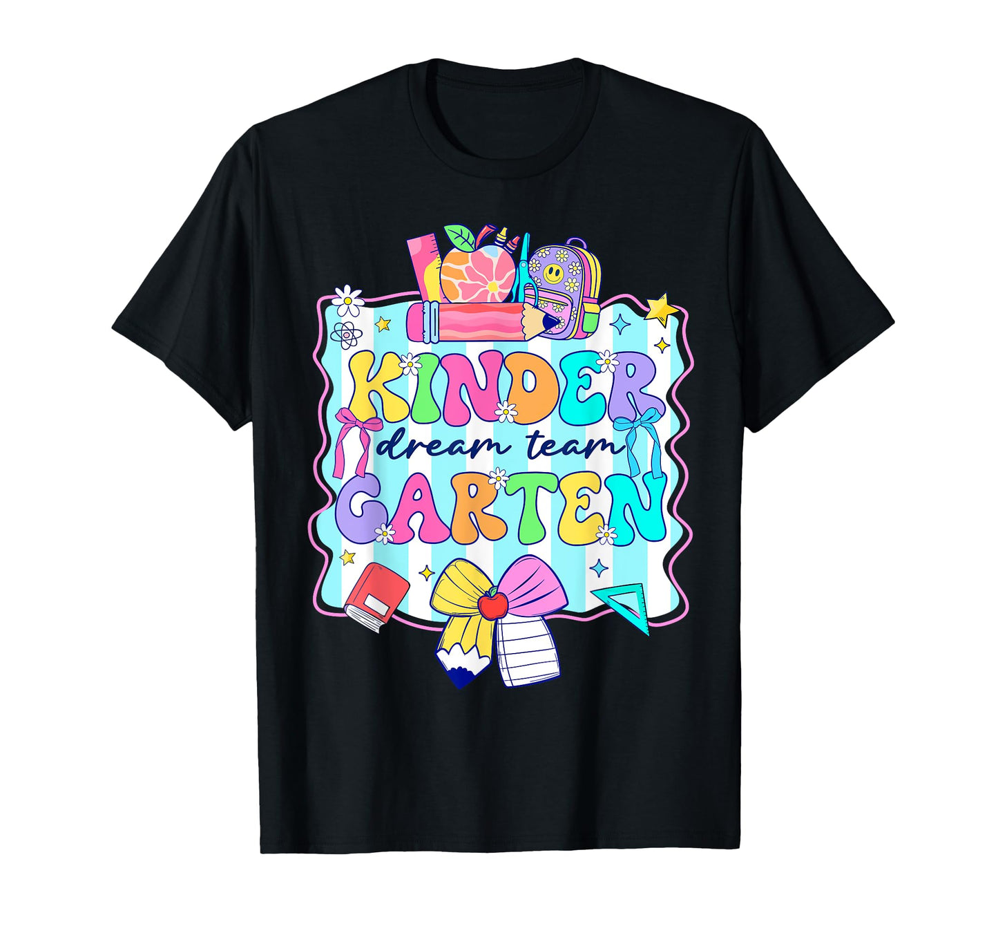 Groovy Kindergarten For Girls Boys Teacher Pre-K Preschool T-Shirt