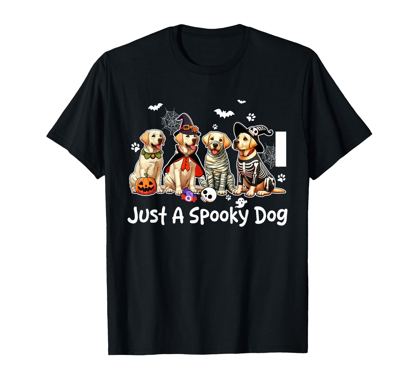 Just A Spooky Halloween Dog Labrador Retrievers As Witch T-Shirt